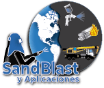 Logo de Sand Blast y Aplicaciones